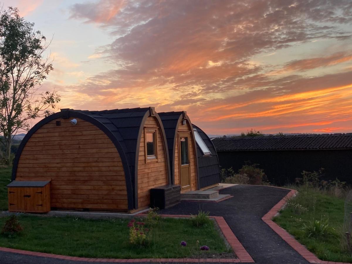 Hedgehog Glamping Pod School House Farm Hotel Leighton  Exterior photo